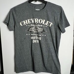Chevrolet Motor Div. ‎ Graphic T-Shirt Mens Medium GM Licensed Gray